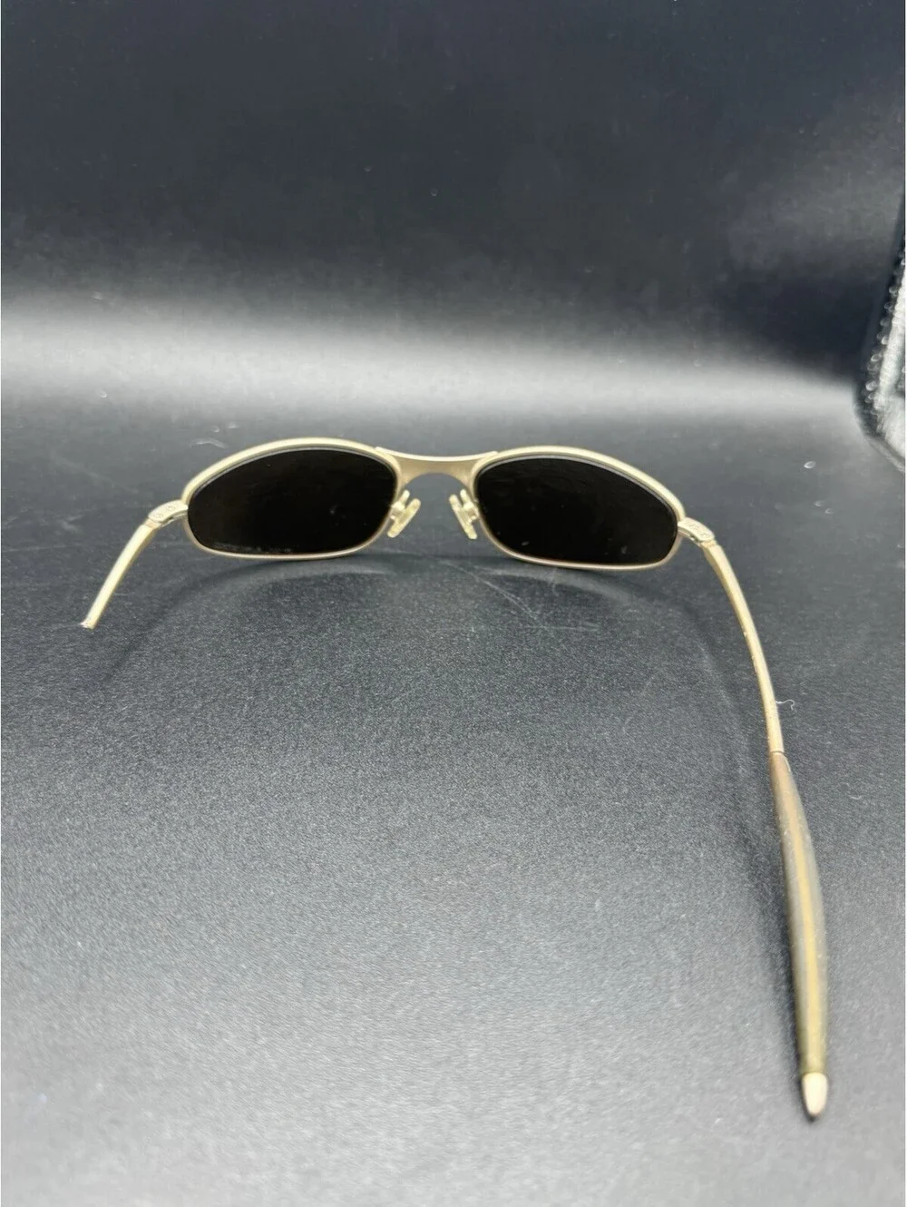 Oakley A Wire Gen 1 Platinum/Gold Iridium Lenses (Missing Left Arm)